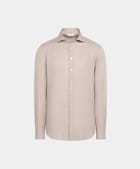 Hemd hellbraun Tailored Fit