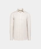 Chemise coupe Tailored sable à rayures