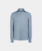 Mid Blue Relaxed Fit Shirt
