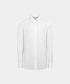 Sand Striped Point Collar Shirt