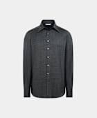 Dark Grey Wool Overshirt