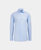 Light Blue Royal Oxford Slim Fit Shirt