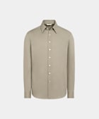 Mid Green Cotton Shirt