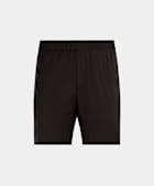 Dark Brown Straight Leg Shorts