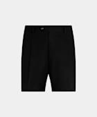 Black Straight Leg Shorts