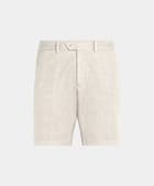 Pantaloncini chino color sabbia slim leg