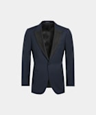  Navy Tailored Fit Lazio Tuxedo