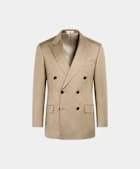 Milano 中棕色合体身型西装