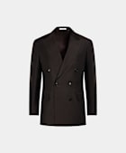 Dark Brown Tailored Fit Milano Suit