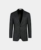 Dark Grey Houndstooth Perennial Tailored Fit Havana Suit