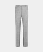 Light Grey Straight Leg Trousers