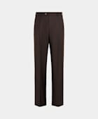  Dark Brown Wide Leg Straight Pants