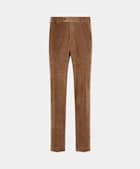 Mid Brown Straight Leg Pants