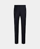 Pantaloni da smoking navy slim leg straight