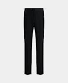 Black Straight Leg Suit Trousers