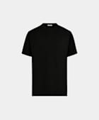 T-shirt a girocollo nera