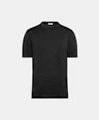 Dark Grey Short Sleeve Crewneck