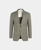 Light Green Tailored Fit Havana Suit