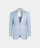 Light Blue Tailored Fit Havana Suit