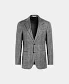 Costume Havana coupe Tailored gris moyen &agrave; carreaux