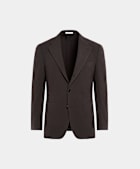 Dark Brown Relaxed Fit Roma Suit