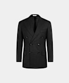 Black Striped Tailored Fit Milano Suit