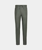 Green Slim Leg Tapered Ames Trousers