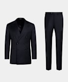 Navy Tailored Fit Havana Suit