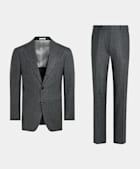  Mid Grey Relaxed Fit Roma Suit