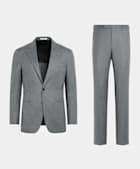 Mid Grey Tailored Fit Havana Suit