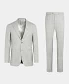 Light Grey Perennial Tailored Fit Havana Suit