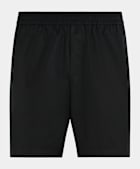 Black Straight Leg Shorts