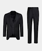 Navy Perennial Three-Piece Tailored Fit Havana Suit