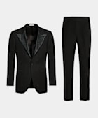 Black Tailored Fit Havana Tuxedo