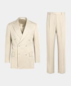 Sand Tailored Fit Milano Suit