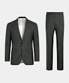Dark Green Perennial Tailored Fit Havana Suit