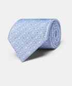 Light Blue Dotted Tie