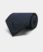 Navy Dotted Tie