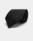 Black 7 Fold Tie