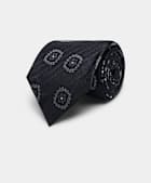 Navy Graphic Tie