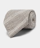 Grey Striped Tie
