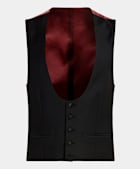 Gilet de smoking noir