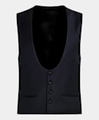 Navy Tuxedo Waistcoat