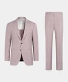 Havana Anzug purpur Tailored Fit
