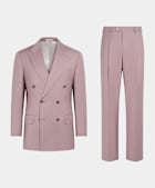 Purple Tailored Fit Milano Suit