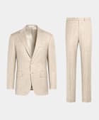 Abito Havana color sabbia tailored fit