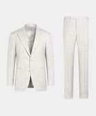 Light Grey Tailored Fit Havana Suit