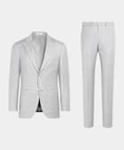 Light Grey Perennial Tailored Fit Havana Suit