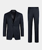 Costume Milano coupe Tailored bleu marine