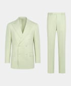Light Green Tailored Fit Milano Suit